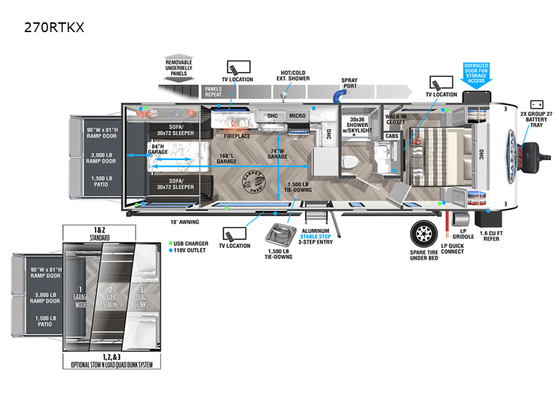 2022 270Rtkx floor plan