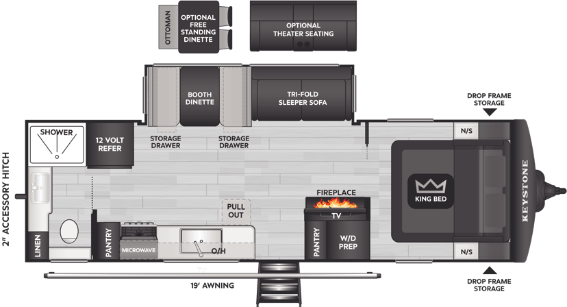 2026 Cougar Half-Ton floor plan