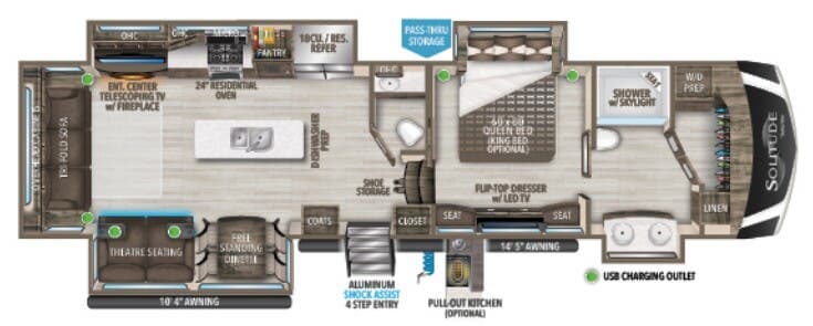 2021 Solitude floor plan