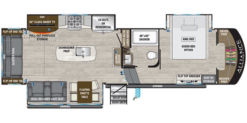 2024 Paradigm floor plan